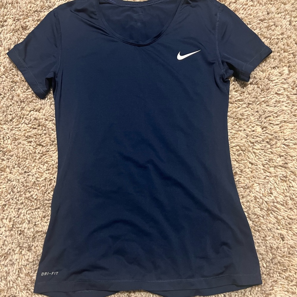 Nike Dri-Fit Women's Dark Blue Dri-FIT Tee